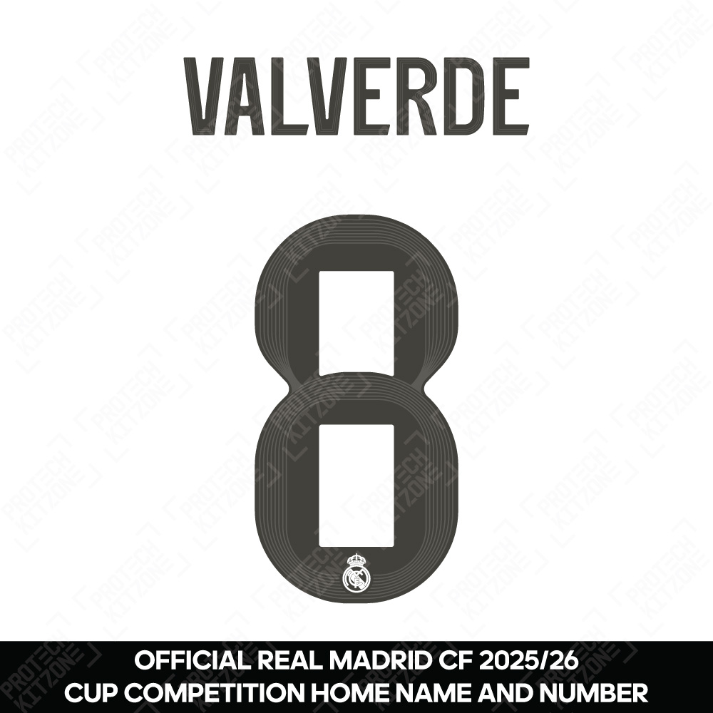 Valverde 8 (Official Real Madrid CF 2025/26 Home Cup Competition